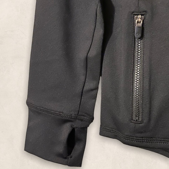 NWT Zella Mock-Neck Full-Zip Jacket, Jet Black | S (7/8) - Picture 7 of 14